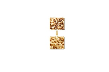 dry dehulling
